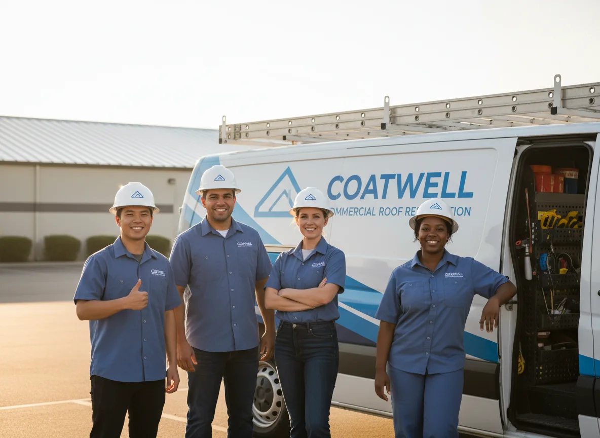 Commercial roof coating company in Temple, OK